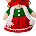 thumbnail image 1 of Juguete de gnomo enano de Navidad gnomos de peluche hechos a mano para decoración navideña (niña) JShteea Libre de BPA, 1 of 9