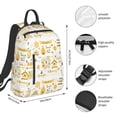 thumbnail image 3 of Naloa Farm Bee Cute Honey Print Lightweight DayBackpack Suitable for school, work, shopping, travel, etc., 3 of 5