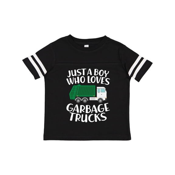 Inktastic Just a Boy Who Loves Garbage Trucks Boys Toddler T-Shirt