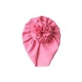 thumbnail image 2 of Wangsaura Infant Flower Hedging Cap Wild Baby Sun Flower Pleated Turban Hat, 2 of 3