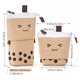thumbnail image 5 of Estuche para lápices con soporte para bolígrafos, bolsa telescópica para maquillaje, bolsa de cosméticos emergente con cara sonriente kawaii, estuche de papelería, caja organizadora de, 5 of 6