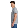 thumbnail image 3 of Gildan Men DryBlend Crewneck Pocket T-Shirt, Short Sleeve Classic Fit Tee, Sport Grey, S, 3 of 6