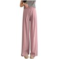 thumbnail image 2 of Maternity Work Pants High Waisted Straight Leg with Belly Support Comfortable Breathable Fabric, 2 of 5