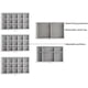 thumbnail image 3 of 5-Tier Stackable Jewelry Organizer with Removable Velvet Trays & Adjustable Dividers, Clear Acrylic Jewelry Box for Earring Storage, 3 of 5
