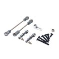 thumbnail image 1 of 1/28 Steering Rod Servo Arm Replacement Upgrade Parts for Wltoys Vehicle Accessory Racing Car Parts , Titanium, 1 of 4