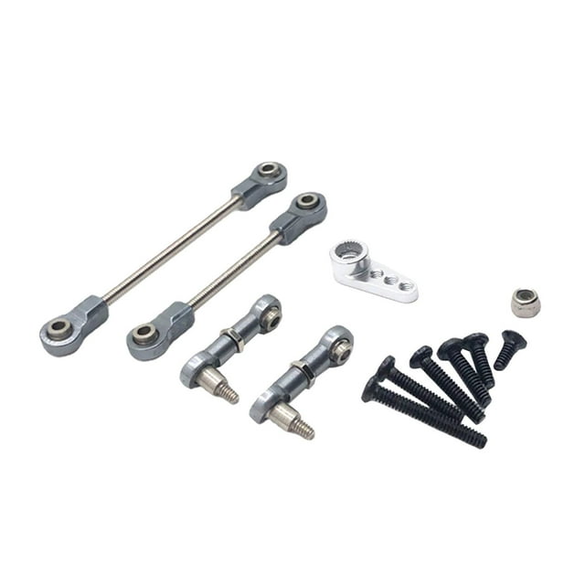 1/28 Steering Rod Servo Arm Replacement Upgrade Parts for Wltoys Vehicle Accessory Racing Car Parts , Titanium