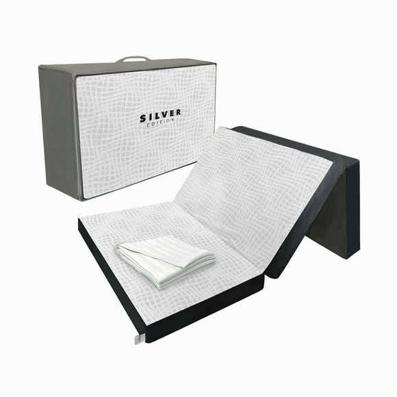 Colchón Individual Plegable Silver Edit + Protector Colchón