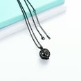 thumbnail image 6 of Personalize Family Tree Leaves Keepsake Pendant with Small Urn Necklace for Cremation Ashes Perfume Dry Flower Holder Memorial Jewelry, 6 of 6