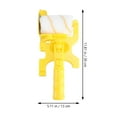 thumbnail image 2 of Shisuyan Delicate Curve Design Paint Roller Brush Yellow 1Set 13x5.5in, 2 of 8