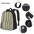 thumbnail image 3 of Balery Colourful stripes Mochila escolar 3 en 1 para niños: mochila resistente con lonchera térmica y estuche para lápices. Mochila escolar para niños y niñas., 3 of 7
