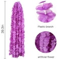 thumbnail image 6 of 3.2Ft Artificial Flowers Hydrangea Garlands Silk Wisteria Vines Wedding Home Decor Party Garden Christmas Decoration Pack of 10 (Purple), 6 of 6