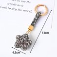 thumbnail image 4 of Llavero de cristal con forma de estrella, llaveros de pulsera para mujer, dije para bolso, llavero para mujer y niña, regalo, 4 of 5