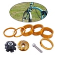 thumbnail image 4 of Espaciador De Auriculares De Bicicleta Macarena Aleación De Aluminio Conjuntos De Nueces, 4 of 6