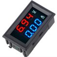 thumbnail image 2 of TFixol New DC1-100V 10A Digital Double Color Blue & Red LED Display Voltmeter Ammeter Voltage Current Indicator Home Use Tool, 2 of 6