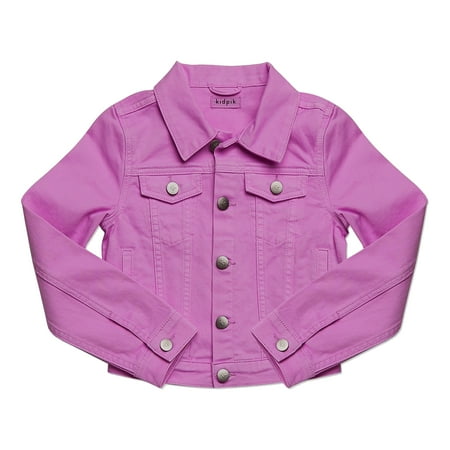

KIDPIK Girls Long Sleeve Colored Denim Jean Jacket Size: 12 Months - XXL (16)