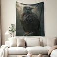 thumbnail image 2 of Flannel Fleece Throw Blanket, Soft Large Throw Blanket, Lightweight Cozy Plush Throw Blanket Fit Sofa Bed, 40"x50", Eagle, 2 of 7
