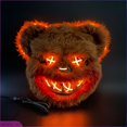 thumbnail image 2 of Luz LED Hasta La Máscara Conejo Sangriento Cosplay De Halloween Horror Asesino Miedo Adulto Vestido De Disfraces Props, 2 of 3