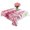 White Pink, variant on Grey Pink Christmas Table Cloth Waterproof Tablecloths, Xmas Tree Snowflake Winter Tablecloth Dining Table Cover for Kitchen Party Tabletop Outdoor, Rectangle Tablecloth 60x102 Inch