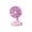Purple, variant on Gumesh Rechargeable Round Base Desktop Fan – Portable Summer Cooling Fan for Outdoor Use, Gift Ideal