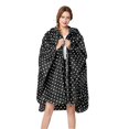 thumbnail image 3 of Lightweight Waterproof Rain Poncho Reusable Ripstop Breathable Raincoat With Hood For Outdoor Activities, 3 of 5