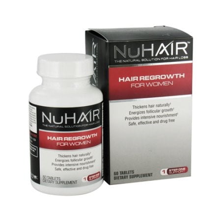 NuHair Hair Regrowth for Women Dietary Supplement (Best Vitamins For Hair Regrowth)