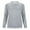 Gray, variant on Deago Womens Casual Long Sleeve Sweatshirt Fleece Crew Neck Cute Pullover Relaxed Fit Tops (White, S)