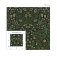 thumbnail image 2 of Seabrook Designs Greenery Victorian Garden Floral Prepasted Wallpaper - 20.9 in. W x 33 ft. Roll, 2 of 6