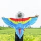 thumbnail image 2 of Conjunto de disfraz de pájaro para niños y máscara con alas y capa para espectáculo, juego de rol, carnaval, niños y niñas Azul, 2 of 8