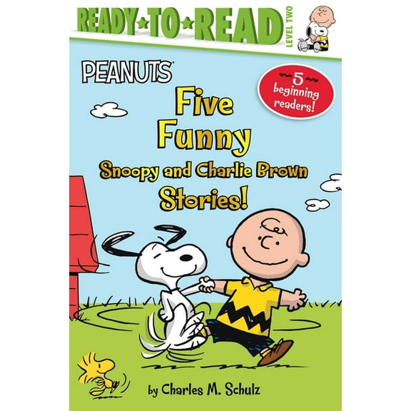 Peanuts Five Funny Snoopy and Charlie Brown Stories!: Snoopy and Woodstock Best Friends Forever!; Snoopy, First Beagle on the Mo, (Paperback)