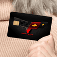 thumbnail image 4 of C-CORVETTE LOGO Matte Film Cover Skin Sticker For Credit Card Bank Debit Bus Card, 4 of 7