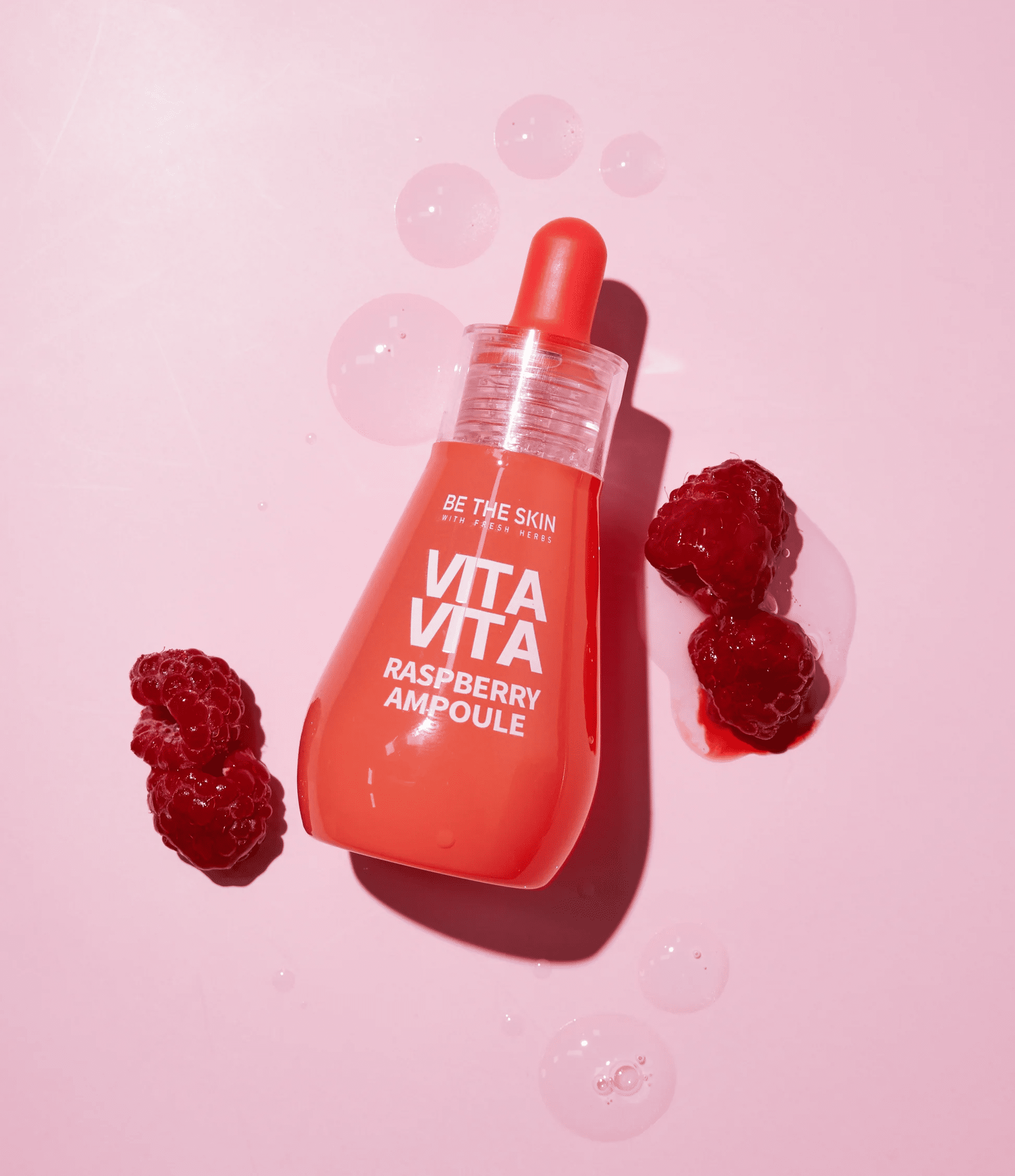 Be The Skin Vitavita Raspberry Ampoule – Brightening Vitamin C Serum 30ml