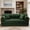Dark Green, variant on 79" Retro Corduroy Deep Seat Sofa Bed, Compressed Pull-Out Sofa Bed with No Assembly, Luxury Pull-Out Sofa Bed with High Density Foam for apartment home office, Black