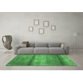 thumbnail image 3 of Ahgly Company Indoor Round Abstract Emerald Green Contemporary Area Rugs, 8' Round, 3 of 4