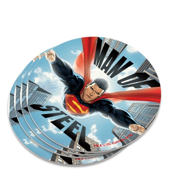 Superman Man of Steel Novelty Coaster Set