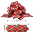 thumbnail image 4 of 24PCS Christmas Bows for Gift Wrapping, 5” Xmas Pull Bows with Ribbon Wrap Accessory for Present, Florist, Bouquet, Hamper, Basket Decor, Easy to Assemble, 4 of 6