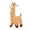 thumbnail image 1 of Juguete de jirafa: peluche con cola que se mueve y sonidos de canto, muñecos de jirafa Flopsie. jirafa naranja, 1 of 9