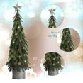 thumbnail image 4 of YOHAVEN USB LED Desktop Christmas Tree Decoration Artificial Tabletop Prelit Tree with Warm White Lights for Home Office Party Holiday Seasonal Decor, 4 of 8