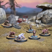 Fallout: Wasteland Warfare Creatures: Mongrel Scavenging Pack with 6 Miniature Figures