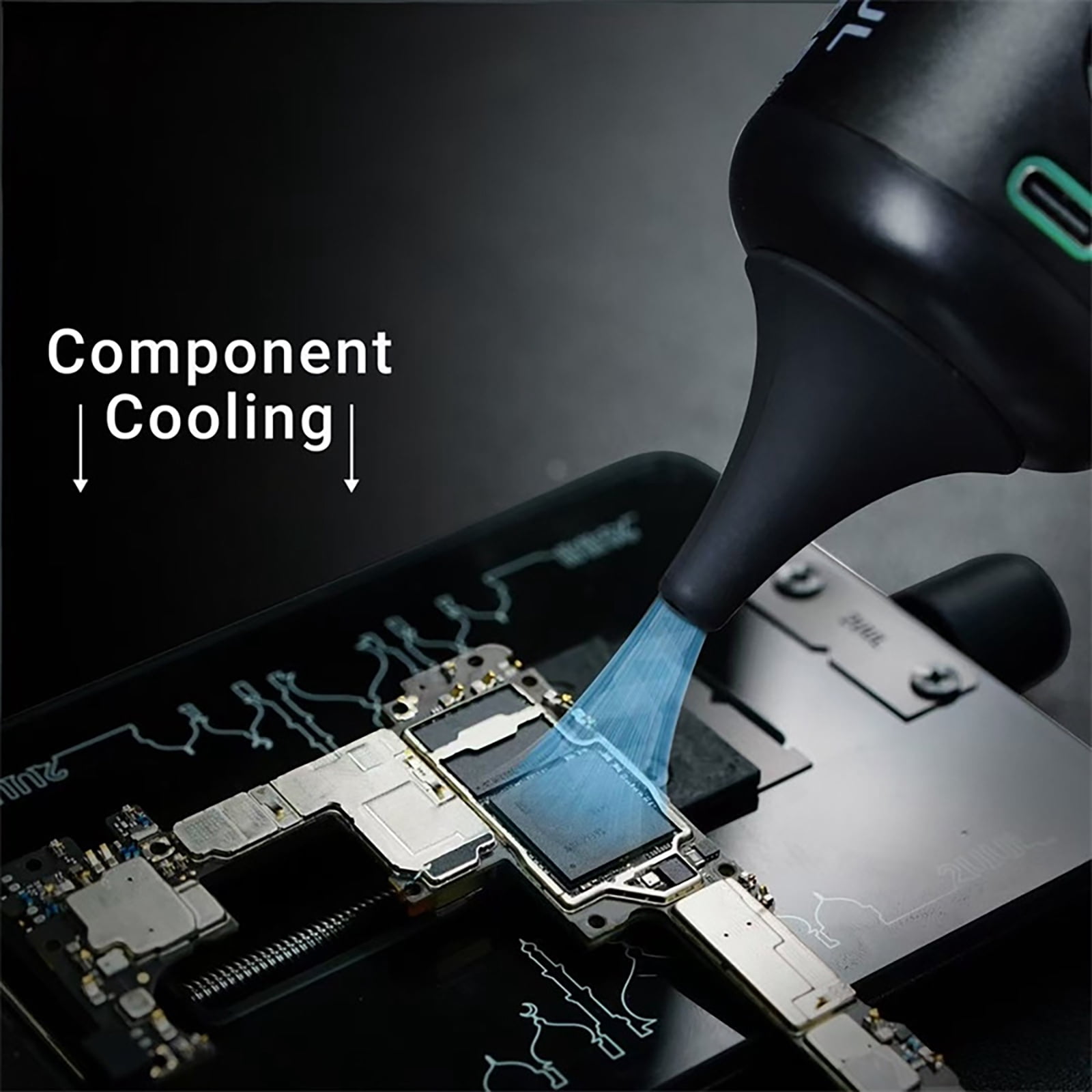 Compressed Air Duster For Computer Keyboard 30W USB Charging Electric Cordless Phone Car Cleaner Wireless Air Blower