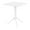 White, variant on Compamia Sky Square Folding Table 24 inch Black