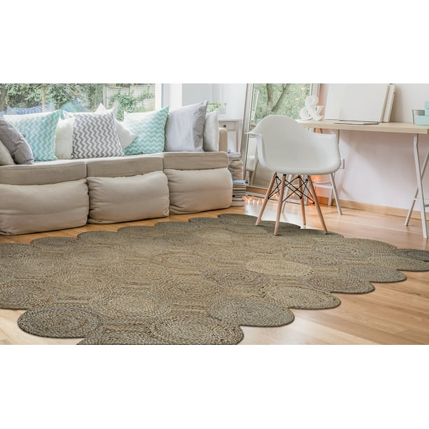Nature's Elements Henge Straw Area Rug Multiple Sizes