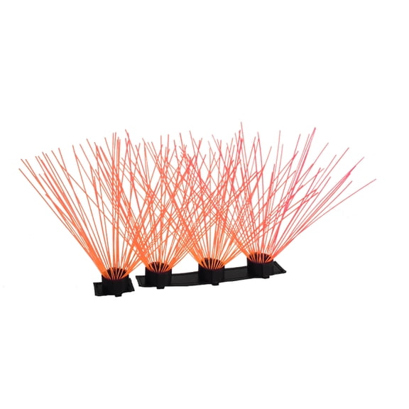 CoyoteVest CoyoteWhiskers (Set of 4, Orange) Protection Nylon Bristles for CoyoteVest or SpikeVest Dog Harness Vest, Dog Accessories That Deter Coyote, Hawk and Raptor Attacks