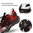 thumbnail image 7 of Christmas Cane Red And White Walking Shoes for Men Woman Lightweight Tennis Fashion Elastic Sports Shoes Cushion Basketball Shoes, 7 of 7