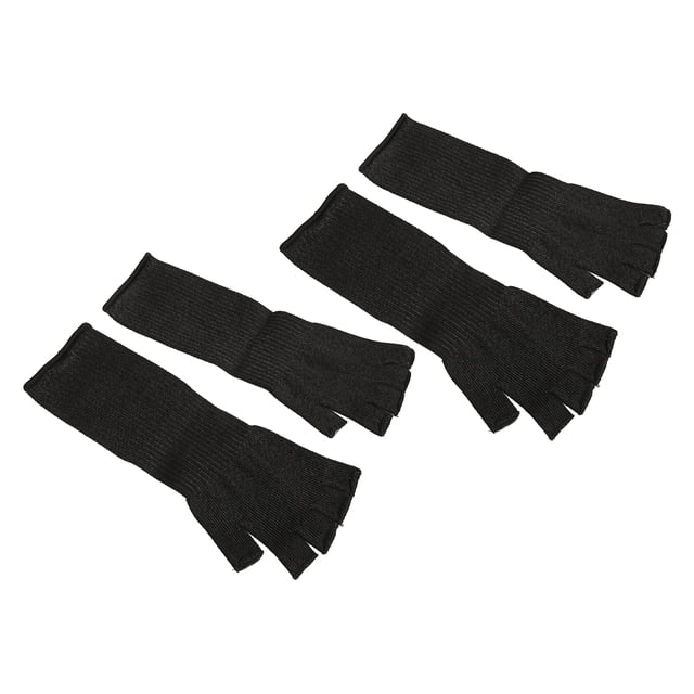 Mangas de seguridad para brazos, 2 pares de protectores de brazos de seguridad resistentes a cortes, resistentes y resistentes