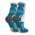 thumbnail image 3 of OoohYeah Womens Colorful Crew Socks, Real Men, Funny Cute Cat Socks, 3 of 4