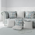 thumbnail image 6 of Elegant Elephant Paisley Throw Pillow with Removable Cover in Beige 20x20, 6 of 6