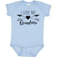 thumbnail image 3 of Inktastic I Love My Grandma Heart and Arrows Boys or Girls Baby Bodysuit, 3 of 5