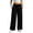 Black, variant on Sweat Pants for Womens Plus Size Wide Leg Sports Pants High Rise Baggy Daily Wear Casual Trousers S-3XL