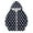 1#Black, variant on Kiijoy Toddler Girls Polka Dot Zip Up Hoodie Casual Active Hooded Sweatshirt Outerwear