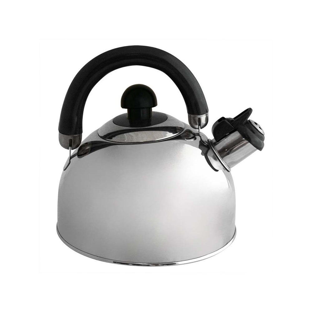 Deluxe Purple Stainless Steel Whistling Kettle Tea Pot Camping Outdoor 
